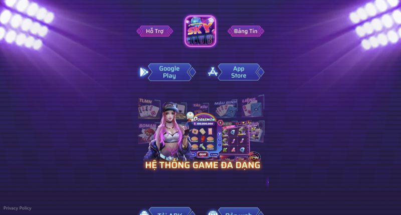 Giới thiệu cổng game skyclub 